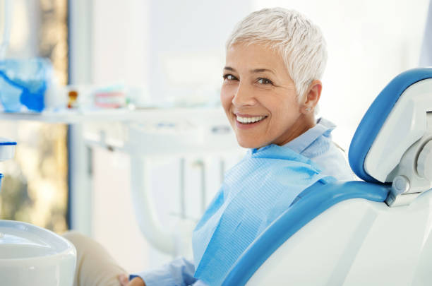 View of a cheerful patient